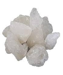 Shine Organic Fitkari Stone - Phitkari Stone For Skin Care - Alum Stone For Water Purification - (200 gm) White Phitkari After Shave Fitkari For Face Glowing 1