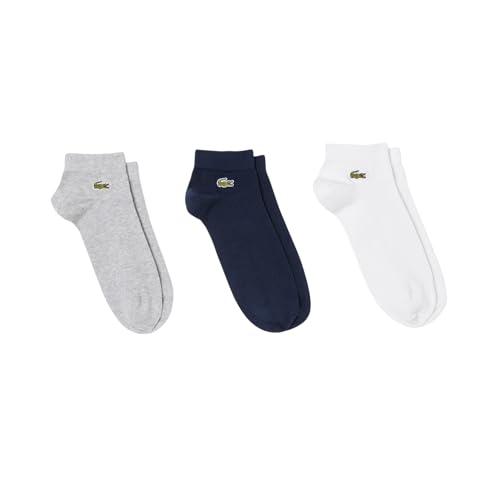 Image of Lacoste Unisex Adult 3-pack Low Cotton Stretch Sock
