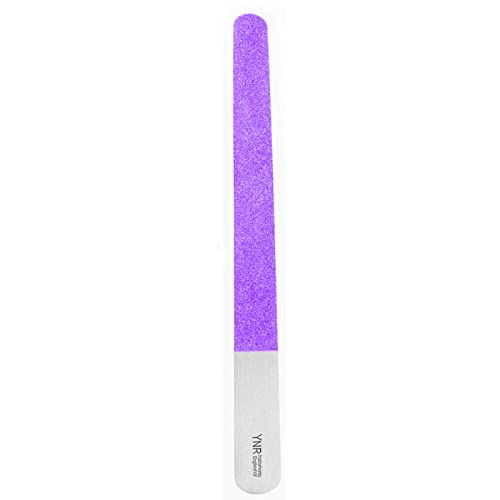 Nail File Diamond Deb Nail File Foot Dresser Stainless Steel Double Sided Diamond Dust Coating Podiatry Foot Care Instruments Professional Quality Product Chiropody File (Purple 6