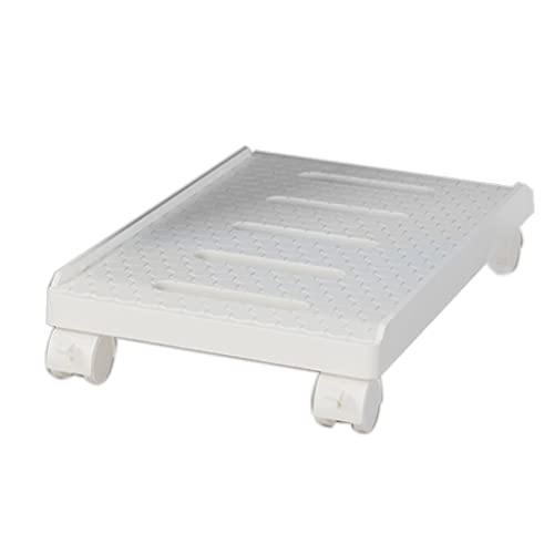 Evita el polvo en tu PC con este soporte para torre de ordenador móvil con barandillas laterales
