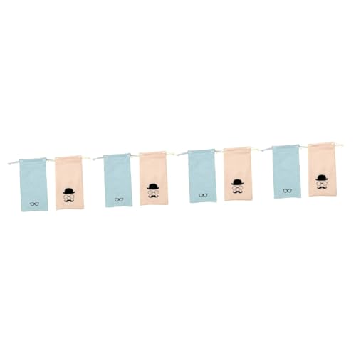 8個 メガネバッグ アクセサリー レディースサングラス サングラスホルダー 傷に強い めがねケース glasses case サングラスバッグ 傷防止メガネスリーブ 繊維スエード SEWOART