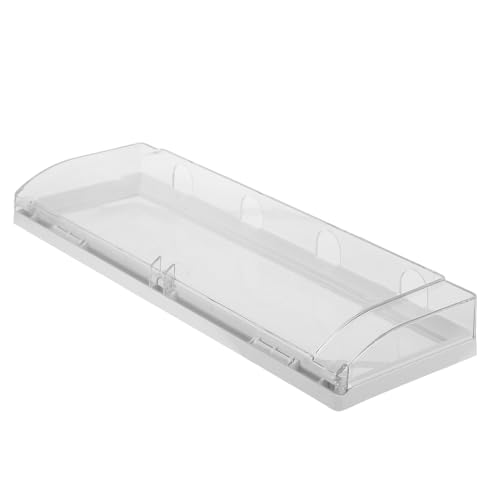 Couvercle adhésif étanche 4 modules KOMBIUDA transparent pour prise