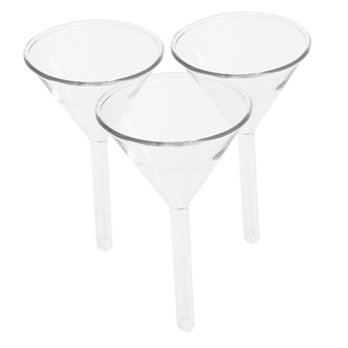 Decomelody 3er Set Glas Labortrichter