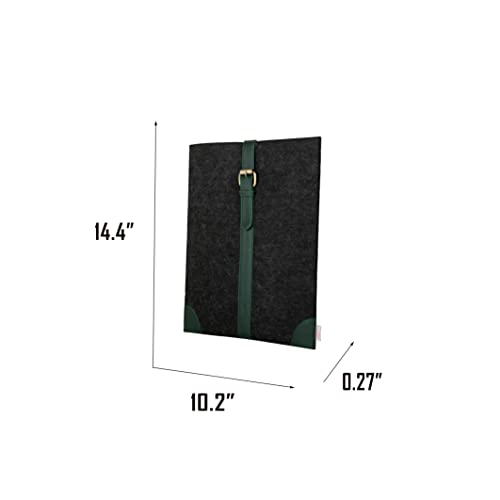 Image of OON Felt Laptop Sleeve - Sturdy-13 Inch-Black