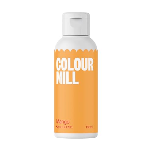 Colour Mill Oil Blend Food Colouring Mango: Colorante Alimentario Liposolubles a Base de Aceite - 100 ml