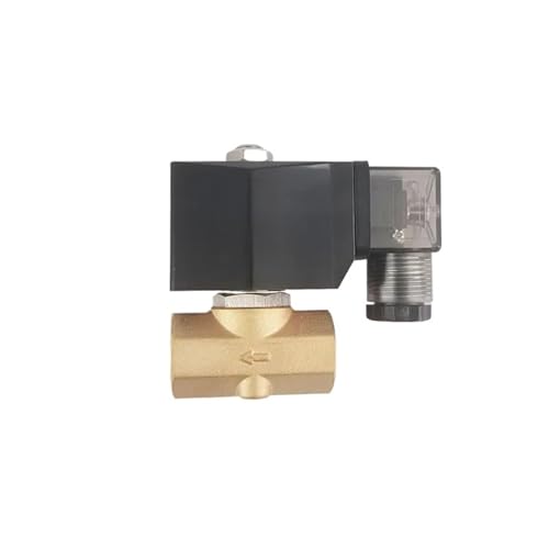 Électrovanne eau air huile AC 110V laiton G1/2" NC à action directe