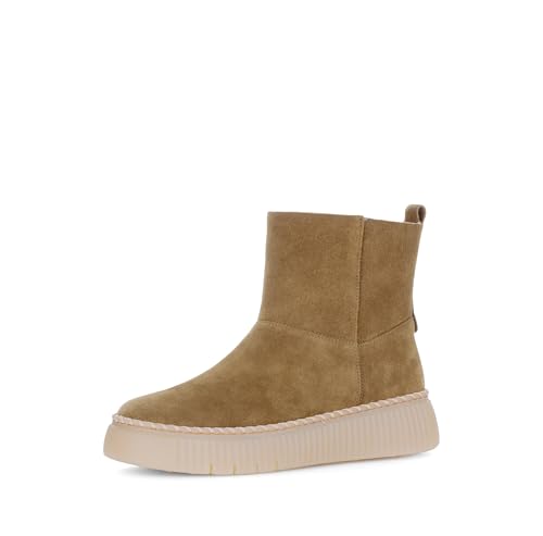 Gabor Damen Chelsea Boots, Frauen Stiefeletten,Best Fitting,Lammfell,Warmfutter,uebergangsschuhe,uebergangsstiefel,flach,Lion,44 EU / 9.5 UK – Ansicht 1