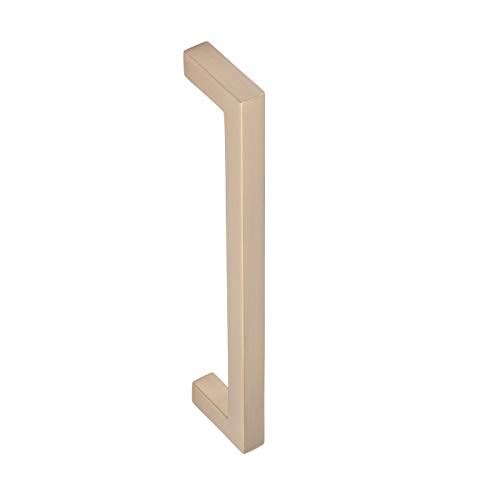 Amazon Basics Modern Square Cabinet Pull Handle, 5.39-Inch Length (5-Inch Hole Center), Golden Champagne, 10-Pack #TOP2