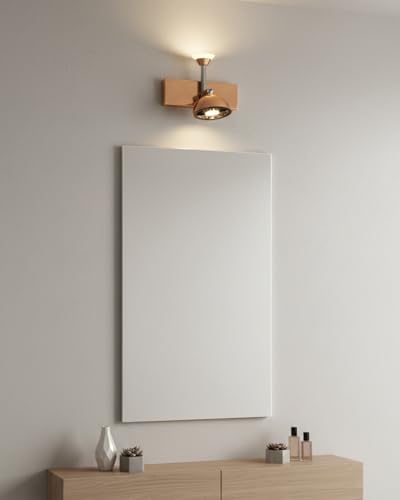 Image of swanart Modern Rose Gold and Black Wall Sconce - Adjustable LED Wall Light with Bell Shade, Energy Efficient, Ideal for Living Room, Bedroom, and Office Decor