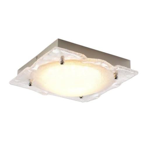 Plafonnier lampes de chambre en verre avec abat-jour design artistique
