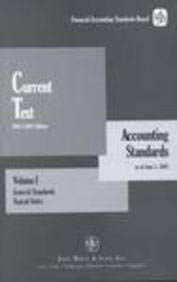 Paperback 2001 FASB Current Text (ACCOUNTING STANDARDS CURRENT TEXT) (Volume 1) Book