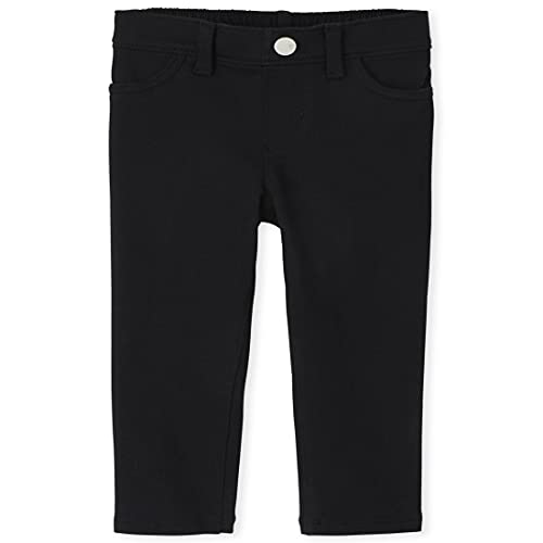 The Children's Place Baby Girls And Toddler Girl French Terry Jeggings Skort, Black, 5T Us #TOP19