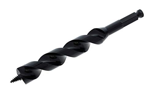 Ideal Electrical 35-814 Nailbiter™ 7-1/2 In. Ship Auger – 7/8 In. Drill Bit W/ Dual-Helix Head, 60 Deg. Angled Design #TOP22