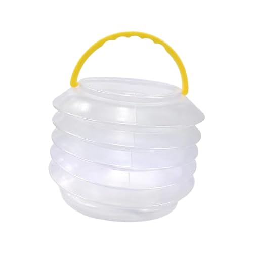 Tachiuwa Balde de lavagem de pincel com alça, pincel dobrável para pintura, barril de água