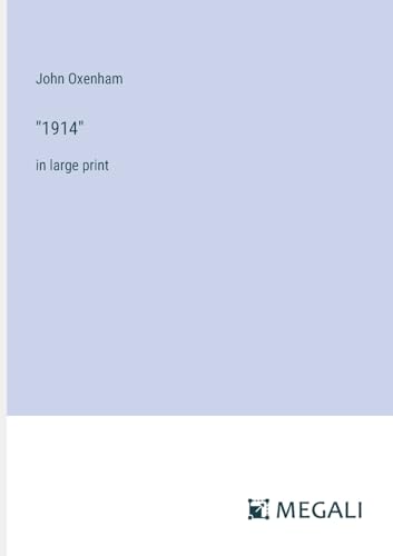 "1914": in large print