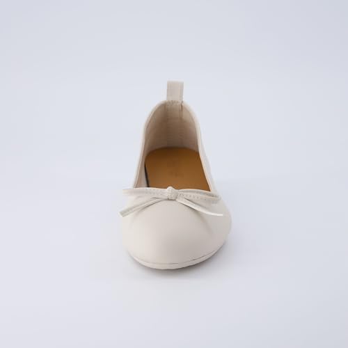 CUSHIONAIRE Women's Windy Hidden Wedge Bow Flat with +Memory Foam and Wide Widths Available3