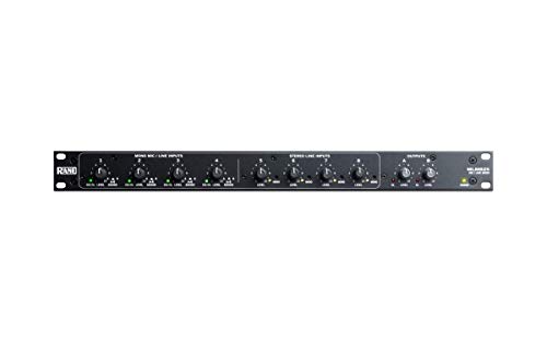 Rane MLM82S Mélangeur micro et ligne rackable à 8 canaux