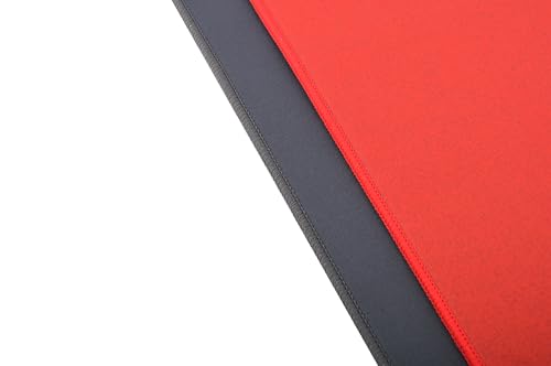 Image of D-Glow JIN Skin-Friendly Smooth Glide Cloth Gaming Mouse Pad with 2.5mm Stitched Edges, 490 x 420 x 3.8mm Anti-Slip Cloth Pad, Durable Polyurethane Base Gaming Mousepad for Gaming and Office (Grey)