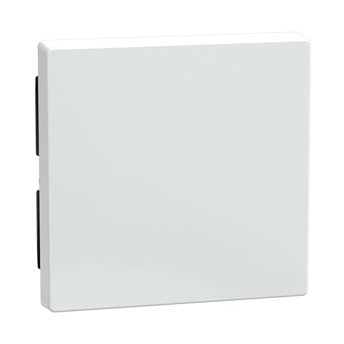 Schneider Electric Merten Wippe, Abdeckung Wechselschalter-, Ausschalter-, Kreuzschalter-, Taster-Einsatz, System M, aktivweiss glänzend, Artikelnummer 432125, 1 Stück