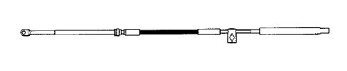 Ultraflex MACH36 18' le câble premium pour boîtier Mercruiser Gen.II