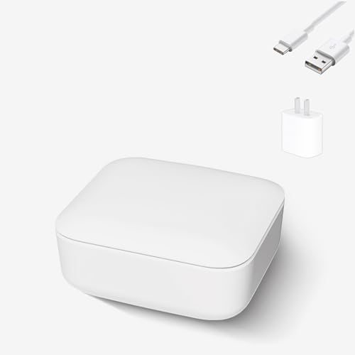 Hearing Aid Dryer Automatic Timer Silent Operation Ideal for Hearing Aid Case and Accessories Cochlear Implant Accessories Bluetooth Earphones Watches Rings and Small Electronics Drying Functions