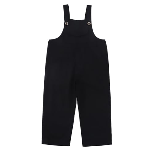 Salopette sans manches filles anti-irritation avec pantalon long décontracté pour l'école
