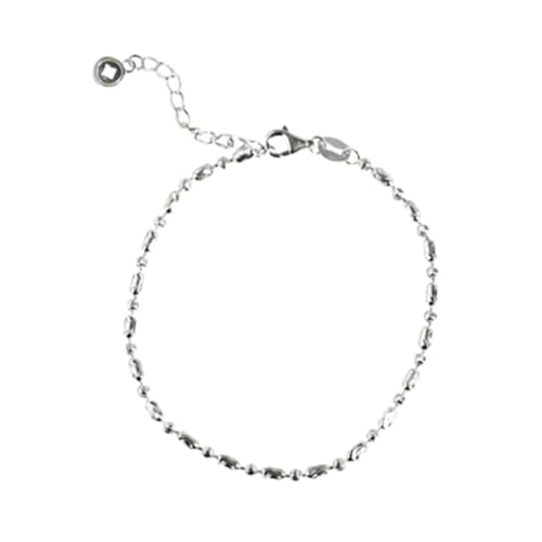 Double bracelet indépendant pour femme et pendentif rond porte-bonheur style minimaliste