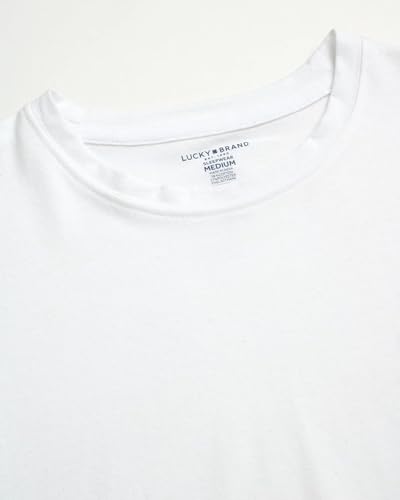 Lucky Brand Men's T-Shirts – Classic Fit Short Sleeve Crewneck Mens Shirts - Soft Stretch Casual Undershirts for Men (S-XL)4