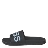 Hugo Boss Herren Badeschuhe Poolsandalen Bay Slid 50425152, Farbe:Schwarz, Schuhgröße:EUR 43, Artikel:-001 Black