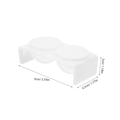 Fomiyes 10 piezas recipientes de cristal para líquido miniatura 2