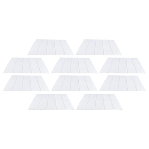 Outanaya Pegatinas de Pared 3D Adhesivas Efecto Ladrillo Blanco Paneles de Espuma Xpe Autoadhesivos 35X38 CM 10 Unidades Aislante Acústico y Resistente Humedad para Decoración de Salón