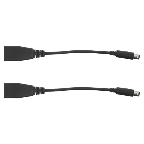 Cable adaptador de alimentación Toddmomy de 2 piezas para consola de juegos estable y compacto
