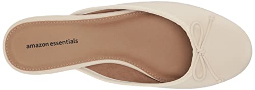 Amazon Essentials Women's Ballerina Mule, Light Beige, 7.5 #TOP7