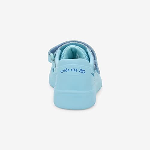 Stride Rite 360 girls Oceano Sandal, Aqua, 7 Toddler US | Image 1