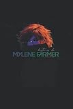  Mylene Farmer Notebook: Marguerite Gautier Mylene Farmer 2021 Mylene Farmer Mari - Letter Size 6 x 9 inches, 110 wide ruled pages