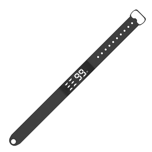 Ratpzou Pulsera de alarma vibratoria, pulsera recargable con temporizador, reloj de contador de pasos de calorías, para adultos, niños, parejas, sueño diario, viajes, hogar, cama, dormitorio, reunión