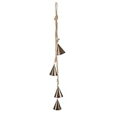 Esprit des fêtes : idéal pour les décorations de noël, il rehausse l’ambiance festive et constitue un excellent cadeau. carillon en fer forgé, carillon à vent pour poignée de porte