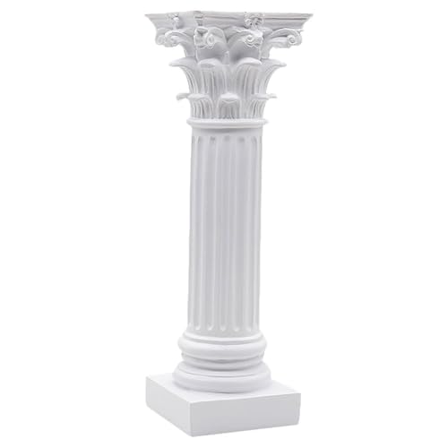 Roman Column Sculpture Home Decor Roman Column Candlestick Desktop Decorations Desktop Candlesticks Roman Column Candle Holders Candle Stick Micro-landscape Decors Photo Props