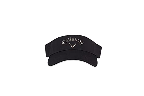 Callaway Womens Liquid Metal Visor, Black/Gun Metal, One Size Us #TOP3