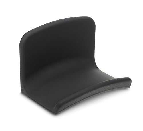 Dynavox Kopfhörerhalter KH-300, Wandhalterung für Headsets, Klebemontage, schonende Silikon-Auflagefläche, schwarz