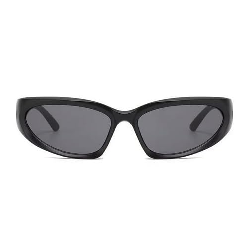 Image of Dervin UV Protected Wraparound Y2K Sunglasses for Men & Women, Full Rim Trending & Stylish Sports Shades