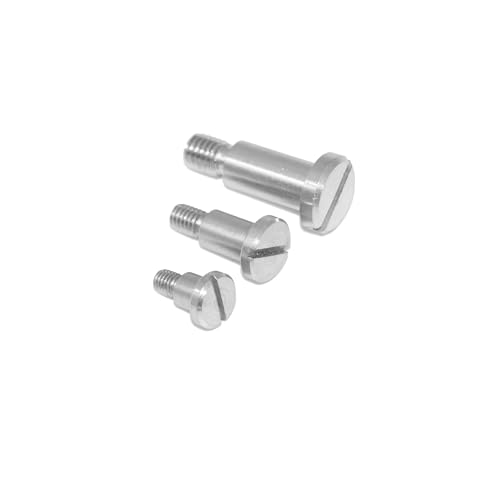 Flat Head Screws M3 x 2.5 Pack of 2 A1 Stainless Steel with Slotted and Neck DIN 923, Machine Screw - Rustproof (1.4305) - Image 4