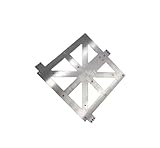 Funssor 5mm Thickness Aluminum Alloy CNC Bed Carriage Raw Material ，Compatible with Anycubic Kobra S1/S1C 3D Printers