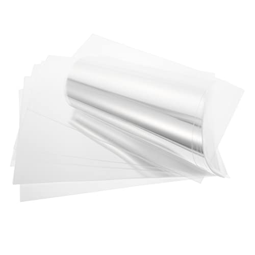 GRIRIW 100pcs Transparent Exposure Film Transparency Film Accessories for Seal Making Film Photosensitive Accessory Clear Stickers Clear Sticker Paper Transparent Film Seal Film Plastic