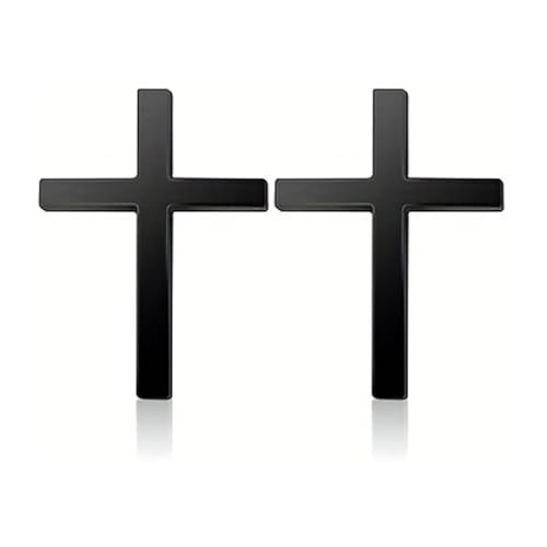 Metal Jesus Christ Cross Badge Stickers, 3D...