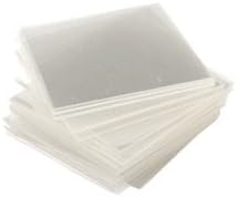 Clearshield Curing Film Squares or Plastic Tabs for Windshield and Rock Chip Repair (100 Pack)