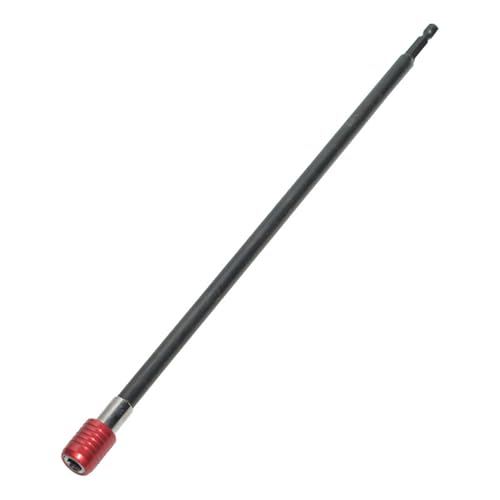 Hexagonal Handle Red Extended Quick Released Locking Extension Rod 300mm Screwdriver Quick Release Mechanism Tool