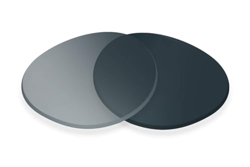 Sunglass Fix Replacement Sunglass Lenses Compatible for Zeal Crowley 49mm (Photochromatic SFx Edge Black Pair)