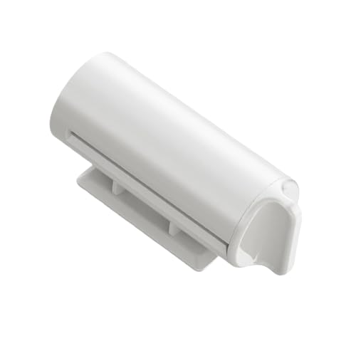 Ddujbtp Dispenser di dentifricio in silicone rotante con clip per dentifricio facile da spremere per l'uso e il contatore del bagno ordinato