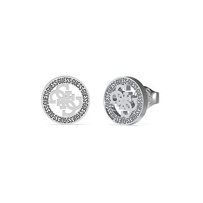 GUESS Pendientes para hombre de Guess de la colección 4G Icon. Pendientes fabricados en acero de la medida 11mm. Referencia: JUME02119JWSTT-U., Acero aleado